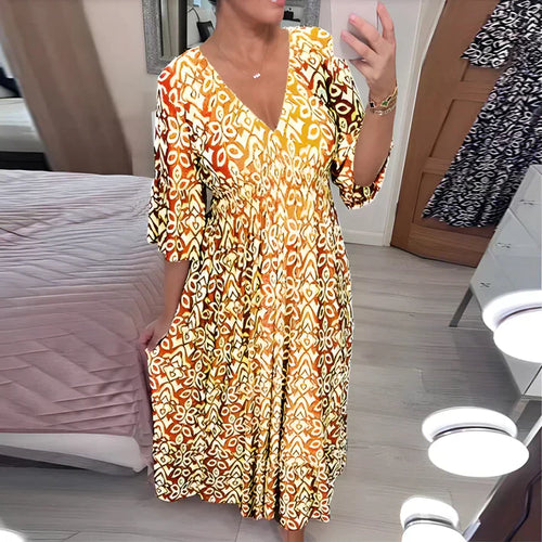 Frieda | Airy V-neck summer dress